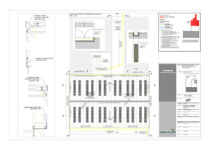 PLANTA DE TECHOS Y DESAGUES PLUVIALES ESC. 1:100