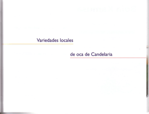 Page 1 Variedades locales de oca de Candelaria Page 2 Page 3