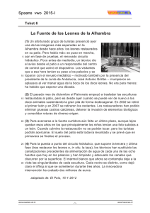 La Fuente de los Leones de la Alhambra