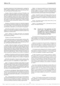 Acuerdo de 17 de septiembre de 2015 de la Junta de Gobierno de