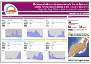 Rutas para bicicletas de montaña en la Isla de Lanzarote