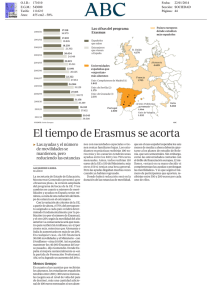 El tiempo de Erasmus se acorta - Universidad Complutense de Madrid