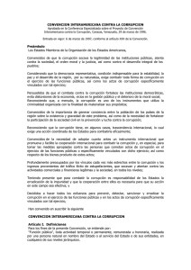 Convención Interamericana Contra la Corrupción