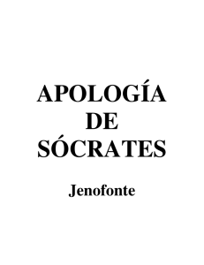Apología de Sócrates de Jenofonte en pdf