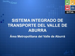 SISTEMA INTEGRADO DE TRANSPORTE DEL VALLE DE