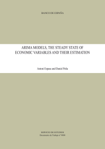 arima models, the steady state of economic