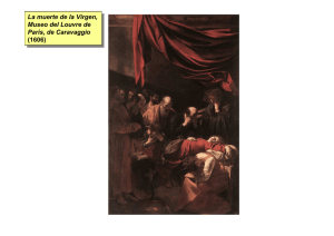 La muerte de la Virgen, Museo del Louvre de París, de Caravaggio