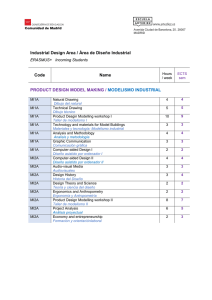 Industrial Design Area / Área de Diseño Industrial Code