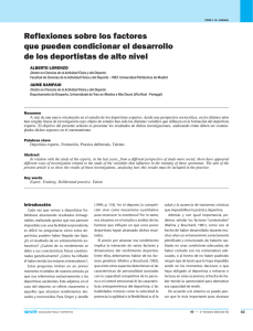 Reflexiones sobre los factores que pueden condicionar el