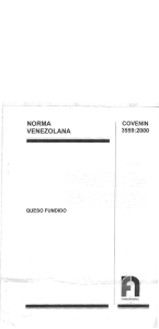 Page 1 _ NORMA COVENIN VENEZOLANA 35592000 QUESO