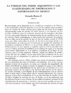 LA PARIDAD DEL PODER ADQUISITIVO Y LAS ELASTICIDADES