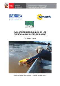 evaluación hidrológica de las cuencas amazónicas peruanas