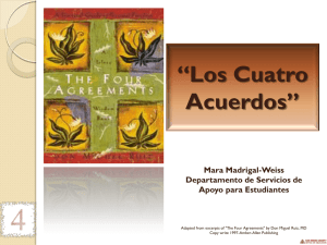The Four Agreements..By don Miguel Ruiz