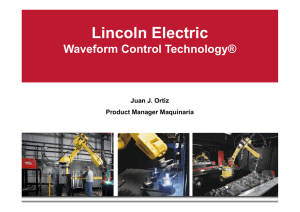 Descargar Información - Lincoln Waveform Control Procesos Info