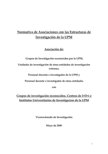 normativa asociaciones - Universidad Politécnica de Madrid