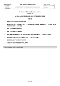 Guía de la ITC-LAT-07: Líneas aéreas con conductores desnudos