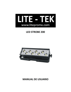 led strobe 200 - Acerca de LITE TEK