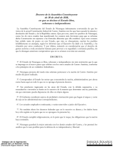 Decreto Legislativo - En que se declara el Estado libre, soberano e