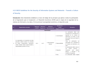 4.15 OECD Guidelines for the Security of Information Systems and