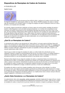 Dispositivos de Reemplazo de Cadera de Cerámica