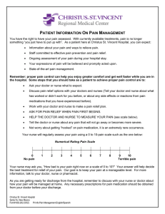 Patient Information On Pain Management