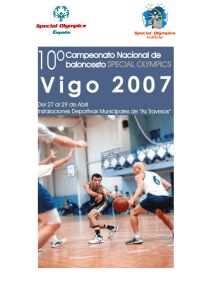 campeonato nacional de baloncesto special olympics vigo 2007