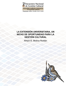 La extensión universitaria, un nicho de oportunidad para la gestión