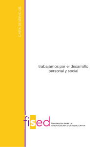 trabajamos por el desarrollo personal y social