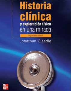 Historia clínica y exploración física