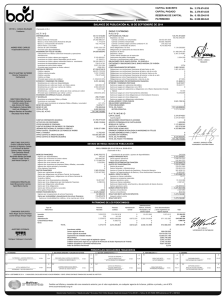 CAPITAL SUSCRITO Bs. 2.379.674.835 CAPITAL PAGADO Bs