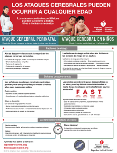 Los ataques cerebrales peuden ocurrir a cualquier edad