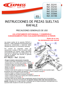 Notice pièces détachées Rafale_ES