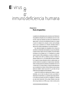 El virus inmunodeficiencia humana de la