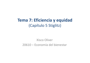 Tema 7: Eficiencia y equidad
