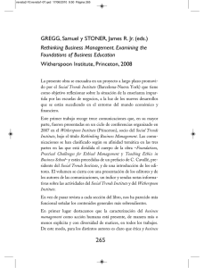 GREGG, Samuel y STONER, James R. Jr. (eds.) Rethinking