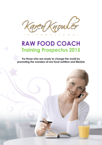 raw food coach - Karen Knowler