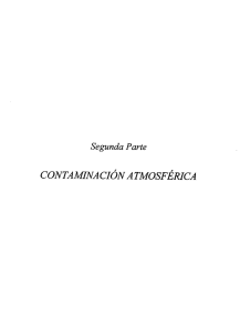 Contaminantes atmosféricos primarios y secundarios, 1997