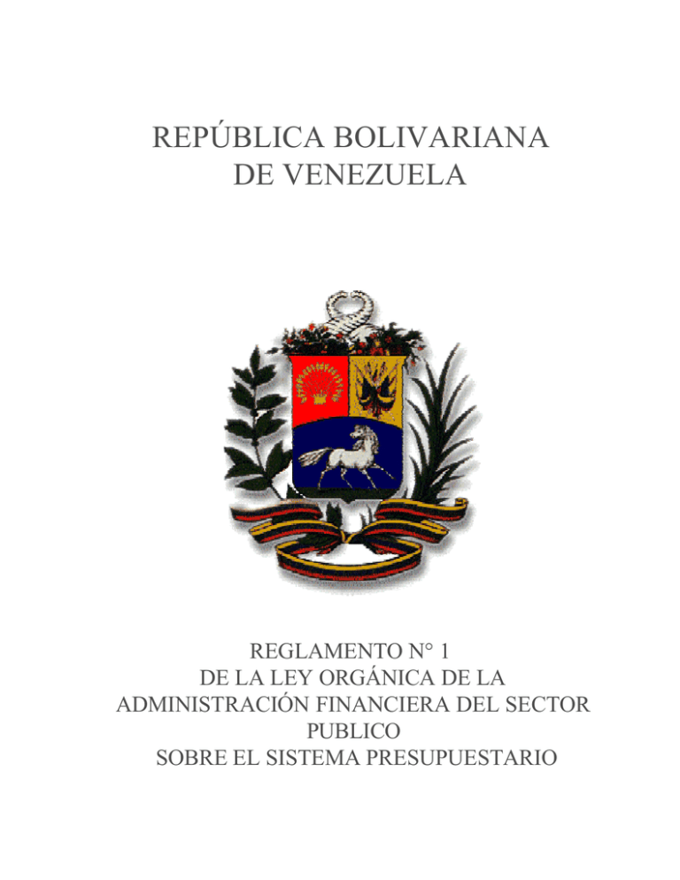 Reglamento Nro 1 LOAFSP