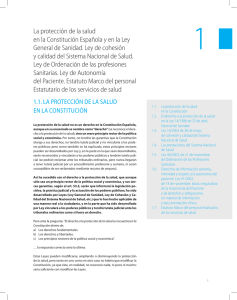 La protección de la salud en la Constitución Española y en la Ley