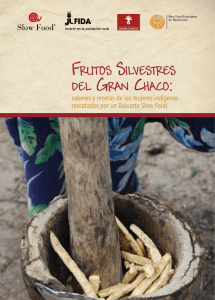 Frutos silvestres del Gran ChaCo