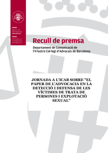 jornada a l`icab sobre "el paper de l`advocacia en la detecció i