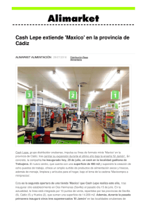 Cash Lepe extiende `Maxico` en la provincia de Cádiz