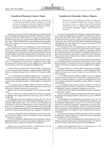 Resolució de 26 de setembre de 2014, del subsecretari de la