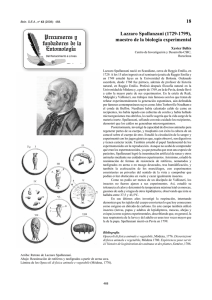 18 Lazzaro Spallanzani (1729-1799), maestro de la biología