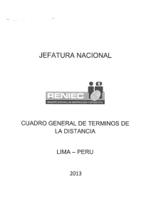 Page 1 JEFATURA NACIONAL CUADRO GENERAL DE TERMNOS