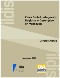 Crisis global, integración regional y desempleo en Venezuela