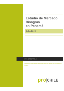 Estudio de Mercado Bisagras en Panamá