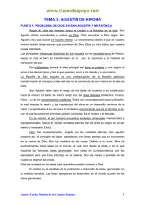 TEMA 3. Agustín de Hipona