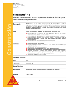 Sikalastic®-1c - Sika Mexicana