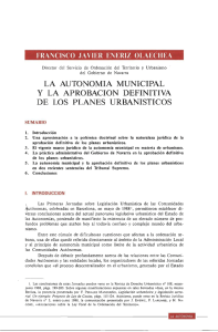 La autonomía municipal y la aprobación definitiva de los planes